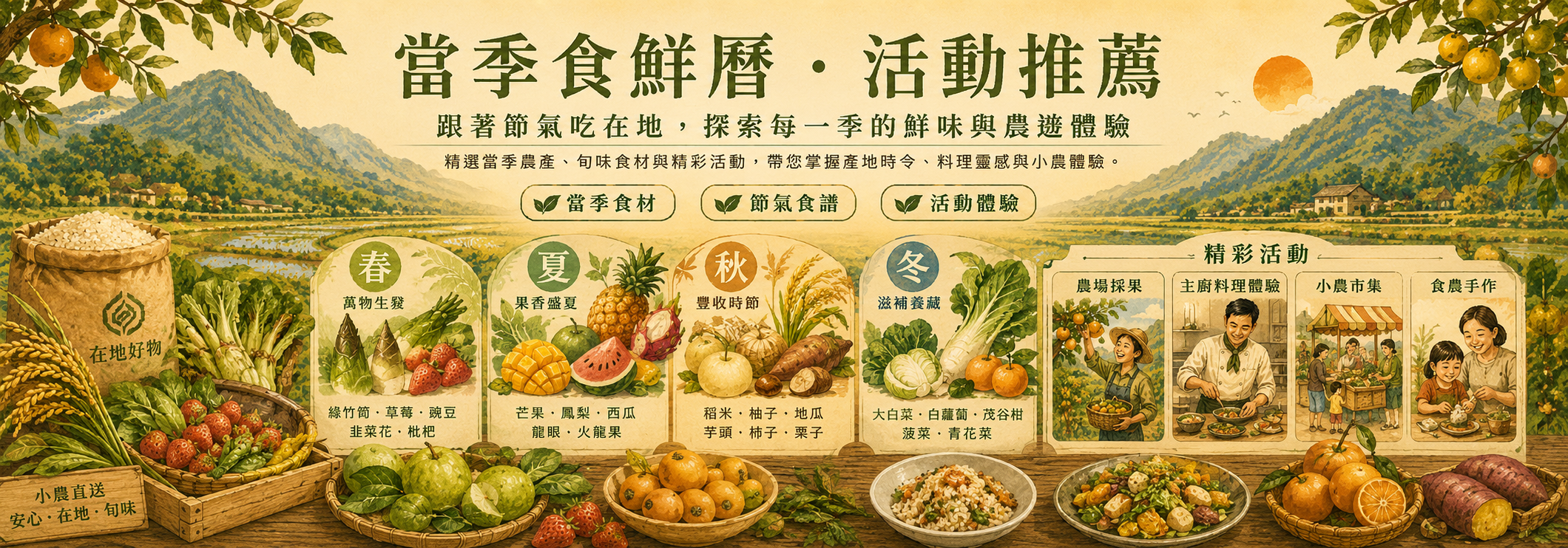 當季食鮮曆與活動